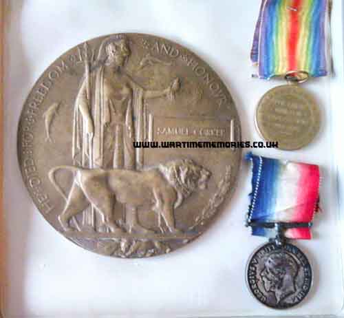 Samuel Corker's medals
